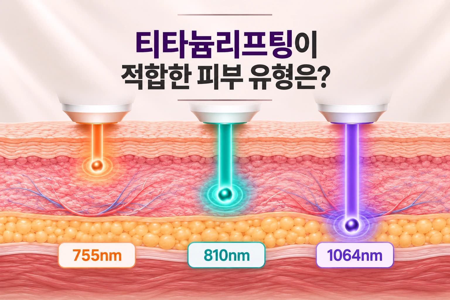 티타늄리프팅 효과와 원리, 적합한 피부 유형 및 권장 횟수를 알아보는 의료 컨텐츠